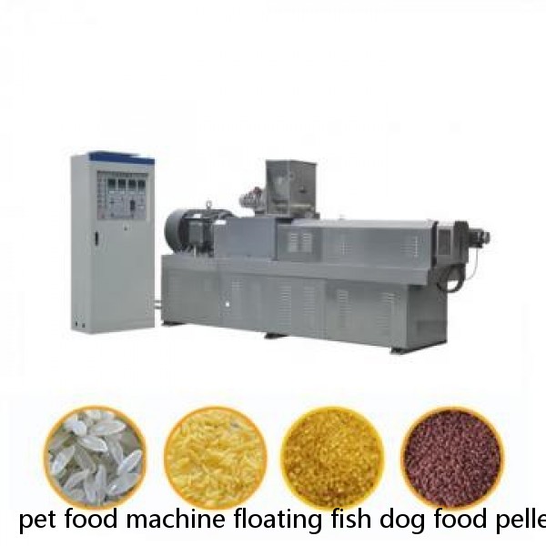 pet food machine floating fish dog food pellet processing making extruder price