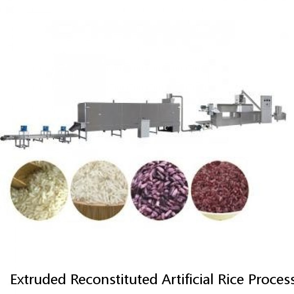 Extruded Reconstituted Artificial Rice Processing Line