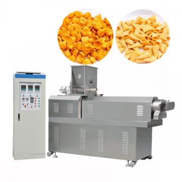 Extruded Wheat flour Bugles chips frying snacks food processing line machine snacks pellet fried snack chips frying machine