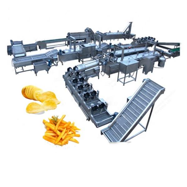 Automatic Small Scale Frozen Potato Flakes Chips Processing Plant Making Machines French Fries Production Line For Sale